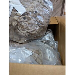 Lot Of 100 USMC MARPAT Desert  Camo Boonie Hat EGA Embroidered Military Mens XXS